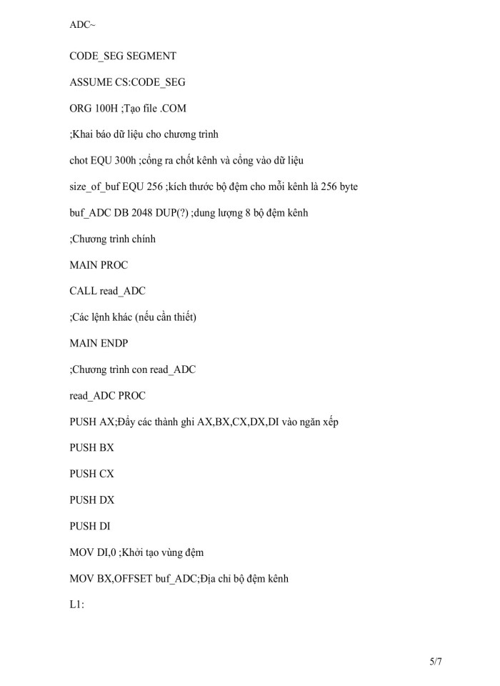 image for page Analog to Digital Converter