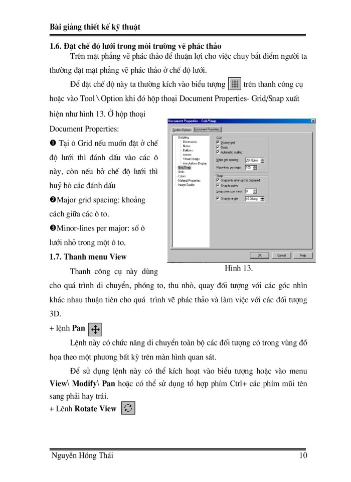 image for page Kiến thức cơ sở về SolidWork