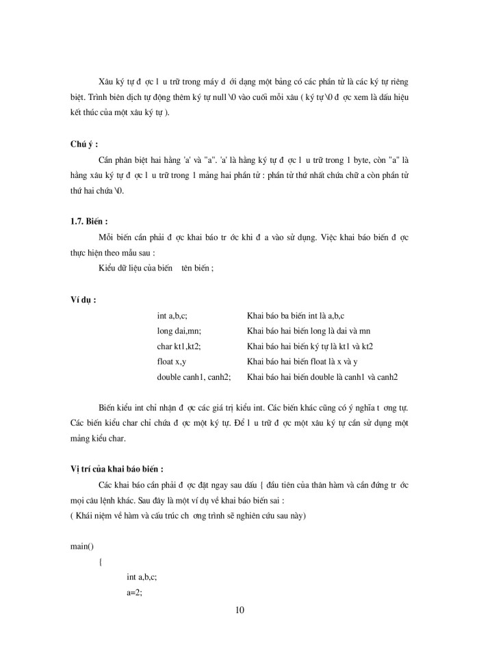 image for page Lập trình ngôn ngữ C