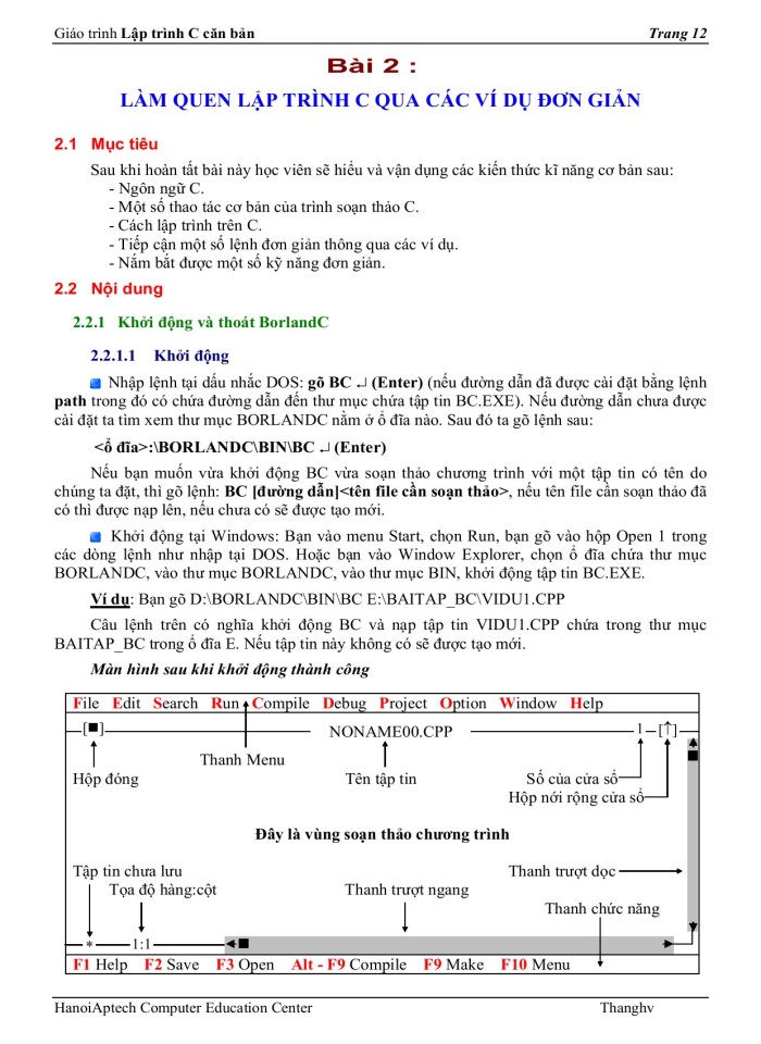 image for page Lập trình ngôn ngữ C căn bản