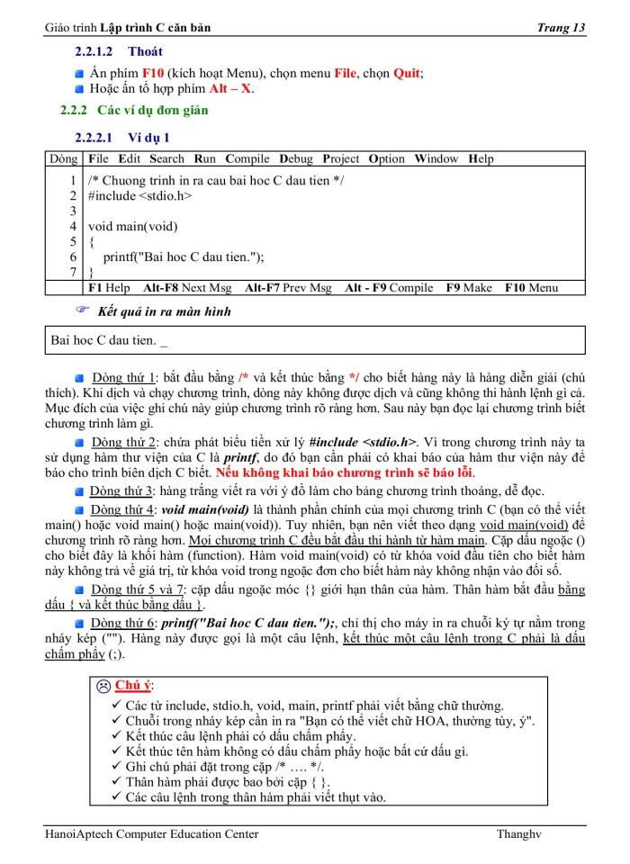 image for page Lập trình ngôn ngữ C căn bản