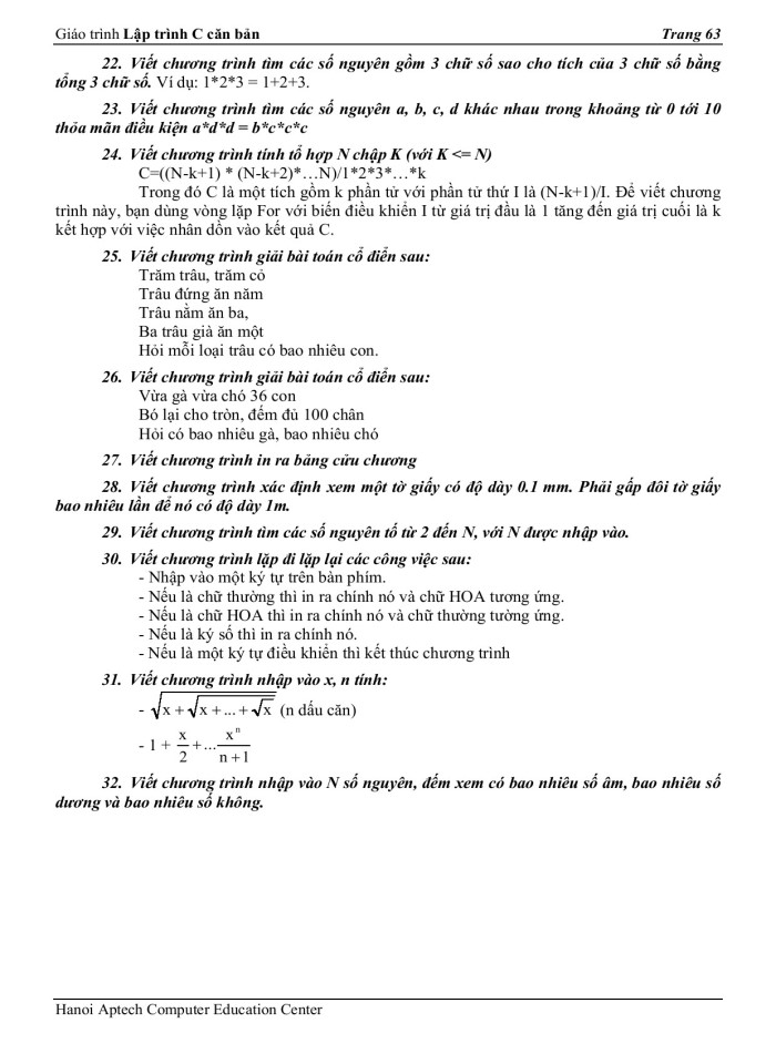 image for page Lập trình ngôn ngữ C căn bản