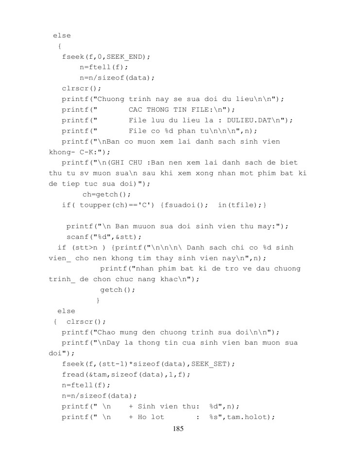 image for page Các thao tác vào ra cơ bản và các câu lệnh có cấu trúc