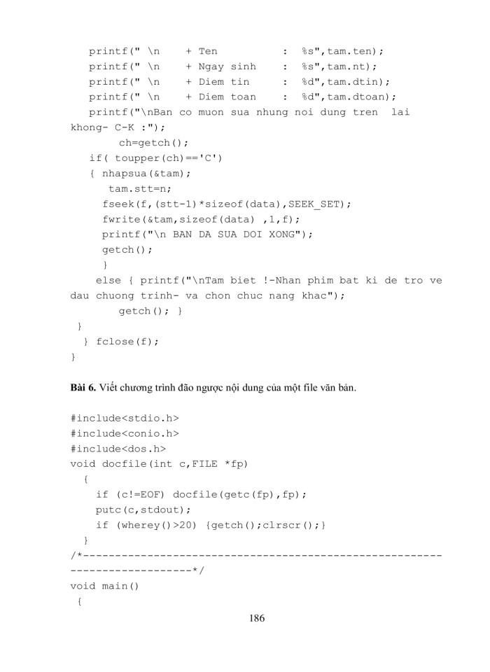 image for page Các thao tác vào ra cơ bản và các câu lệnh có cấu trúc