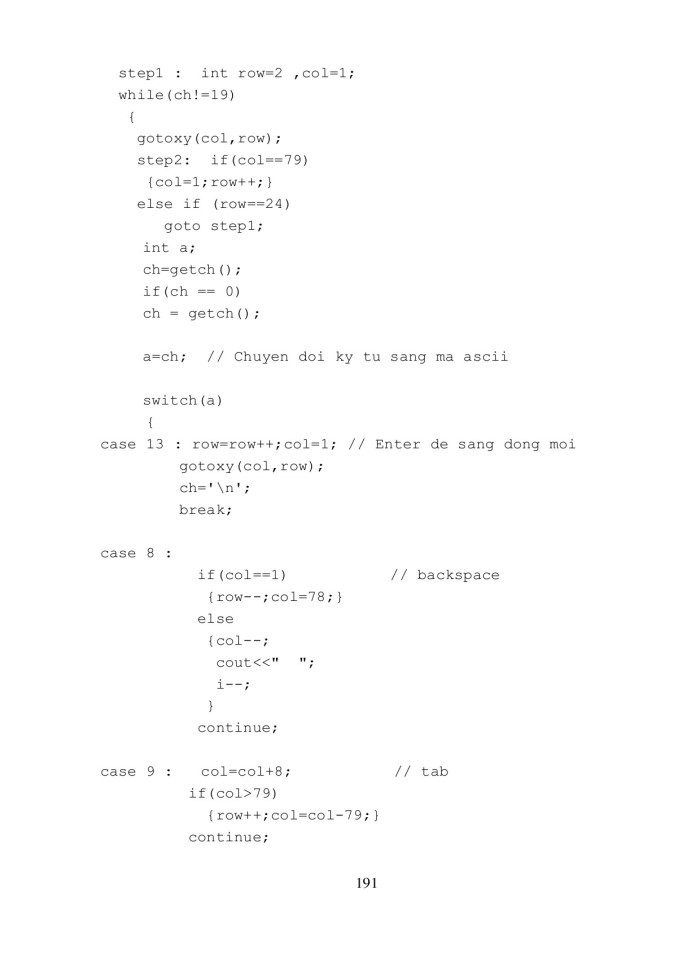 image for page Các thao tác vào ra cơ bản và các câu lệnh có cấu trúc