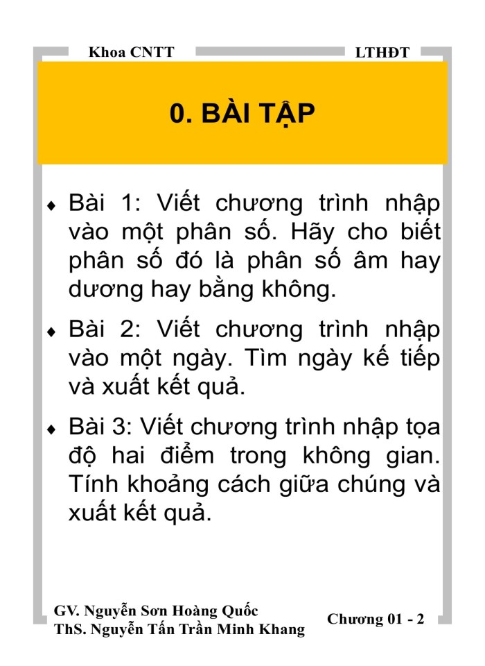image for page Bài tập C++
