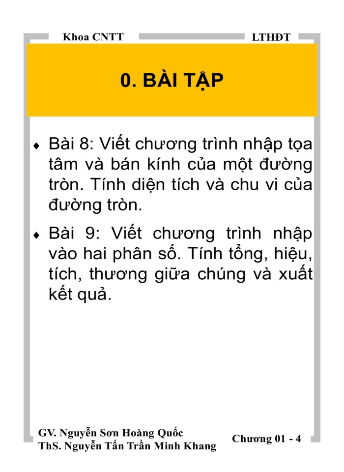 image for page Bài tập C++