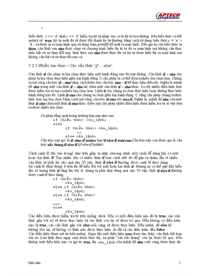 image for page Điều kiện trong C++