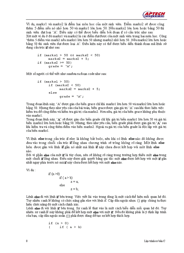 image for page Điều kiện trong C++