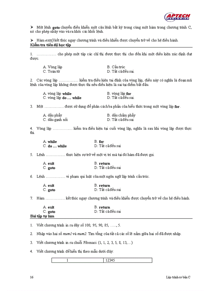 image for page Vòng lặp trong C++