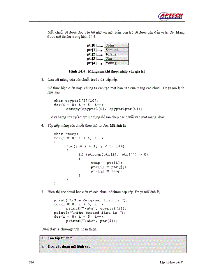 Con trỏ trong C++ nâng cao