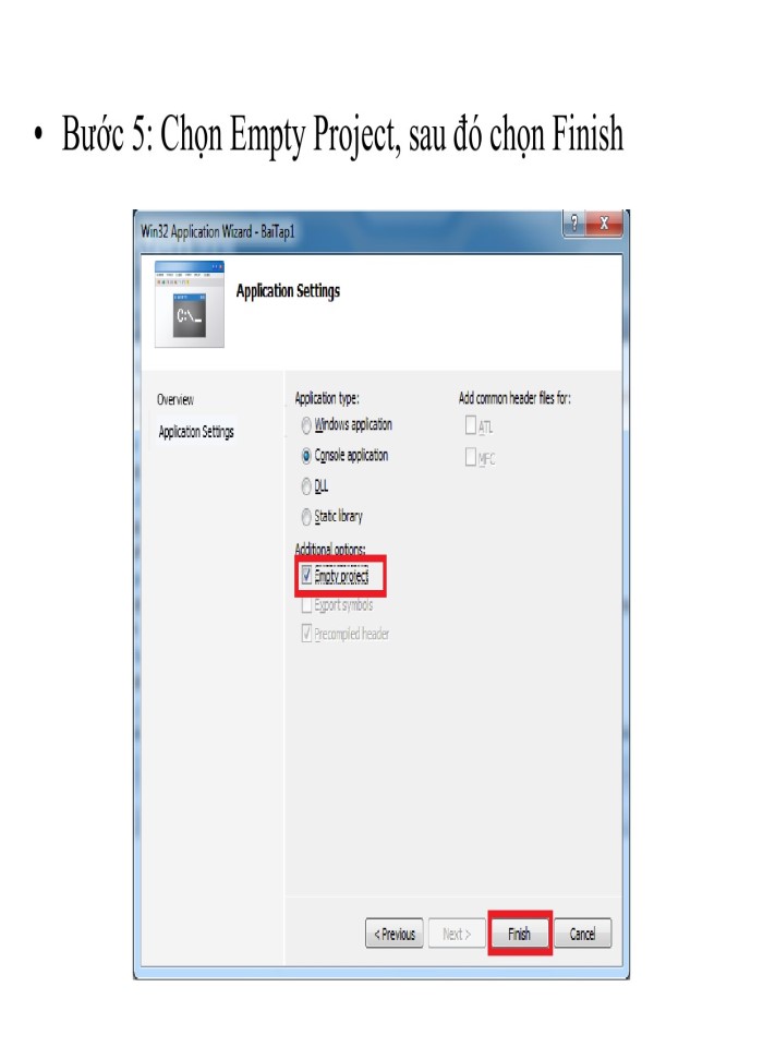 image for page Tạo mới project trong Visual Studio 2010