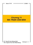 Ma trận căn bản trong C++