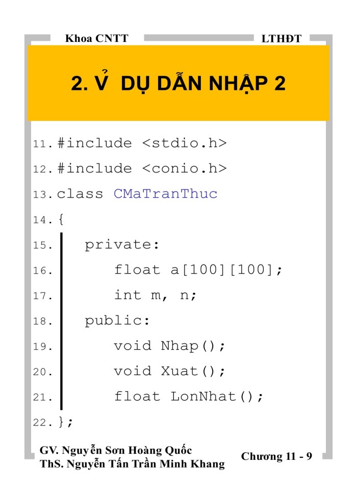 image for page Ma trận căn bản trong C++