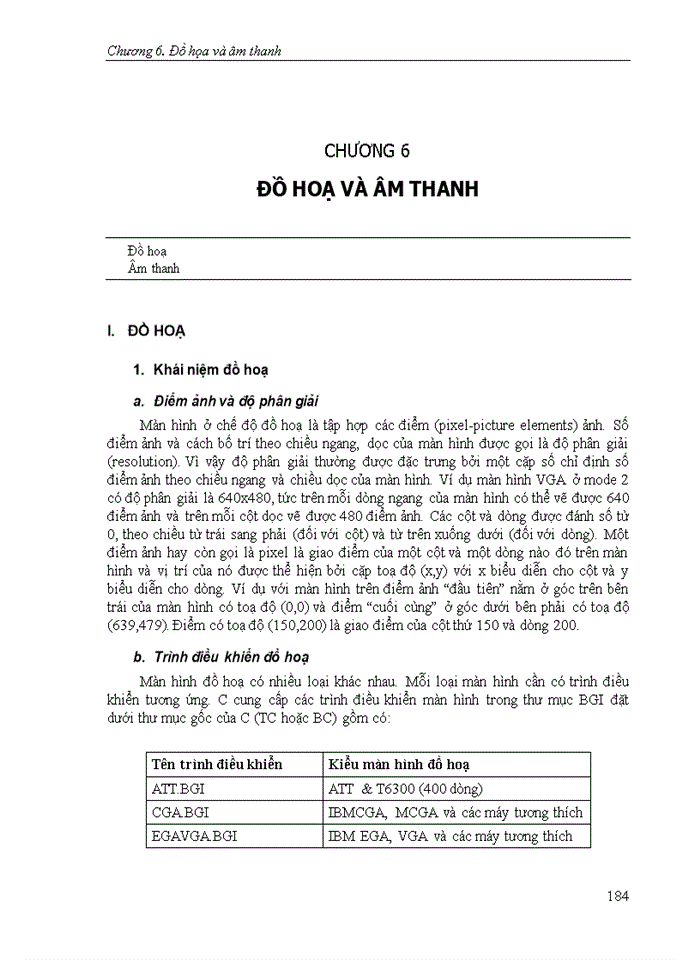 image for page Đồ hoạ và âm thanh