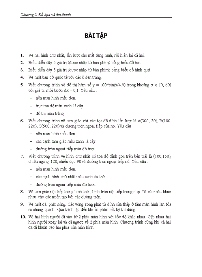 image for page Đồ hoạ và âm thanh