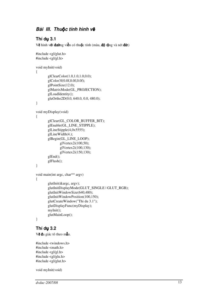 image for page Đồ họa máy tính thực hành với OpenGL