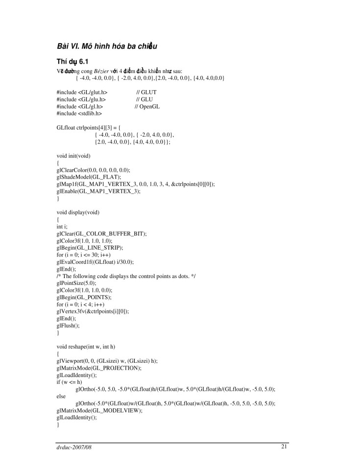 image for page Đồ họa máy tính thực hành với OpenGL