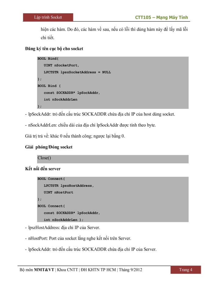 image for page Lập trình ứng dụng bằng WINDOWS SOCKET
