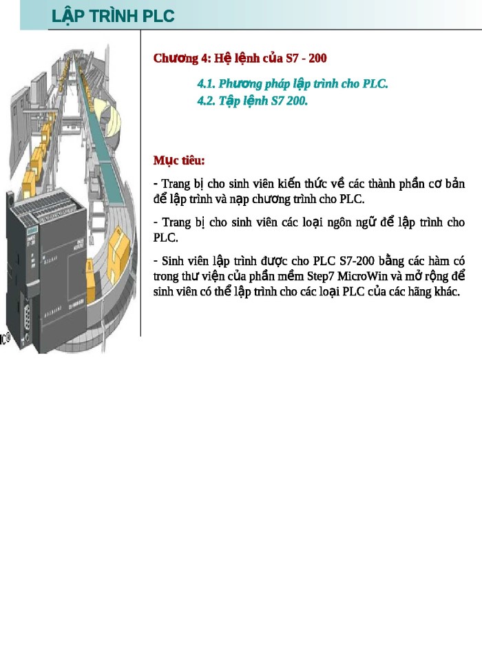 image for page Tổng quan về PLC