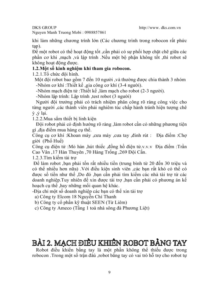 image for page Giáo trình robocon