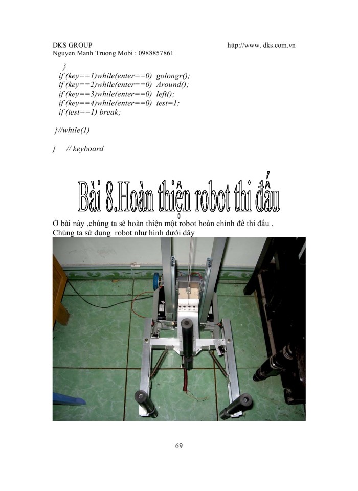 image for page Giáo trình robocon