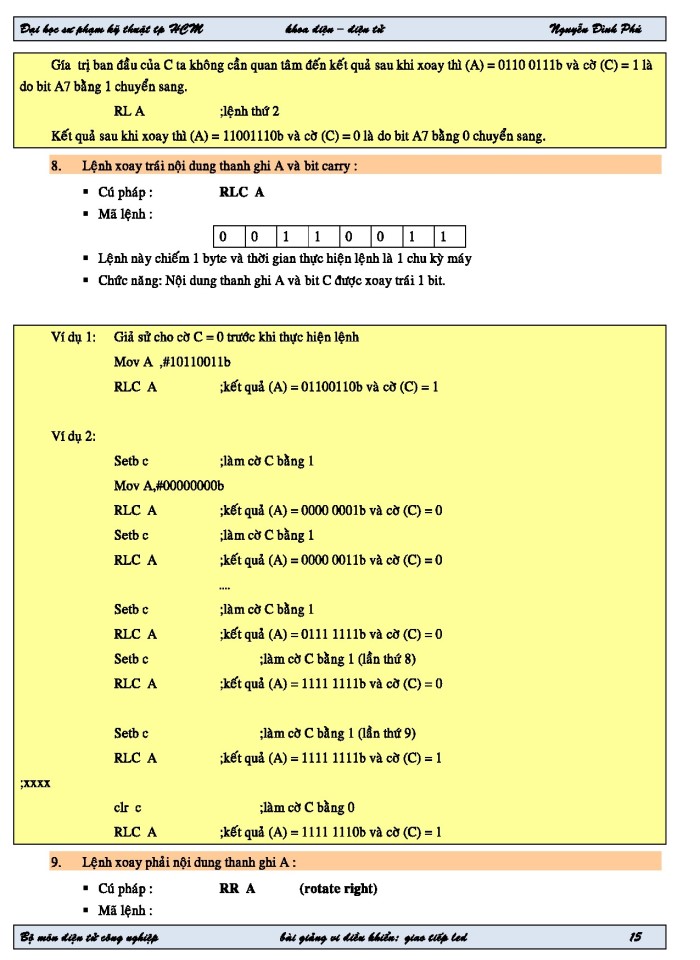image for page Giao tiếp vi điều khiển với led đơn