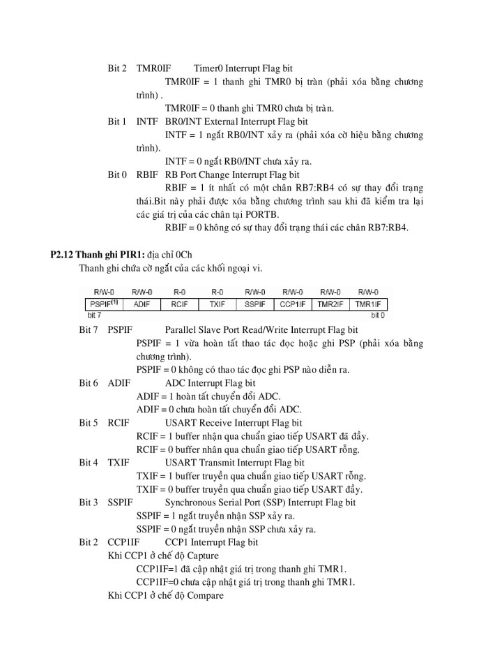 image for page Vi điều khiển Pic