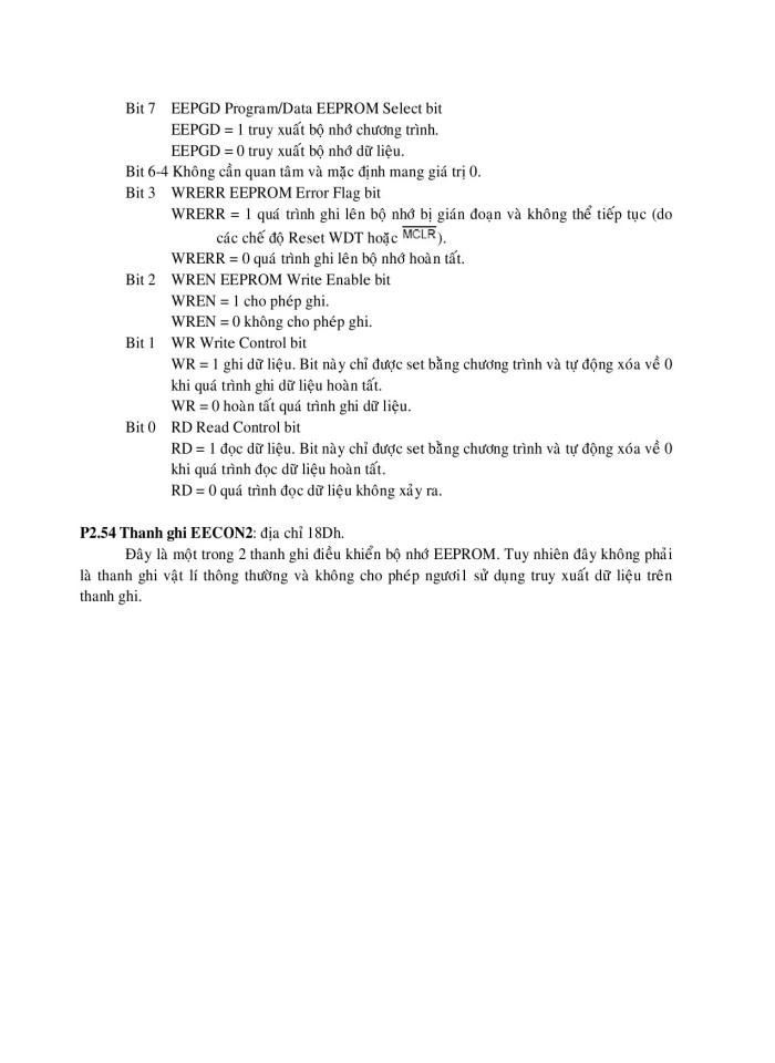 image for page Vi điều khiển Pic