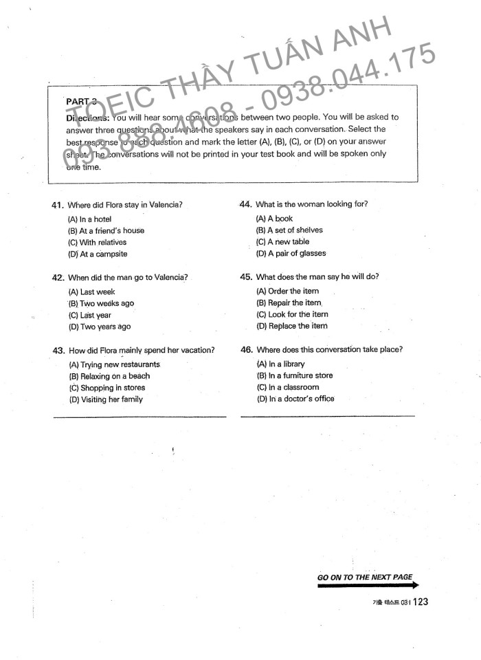 image for page Tactics for toeic practice test 3