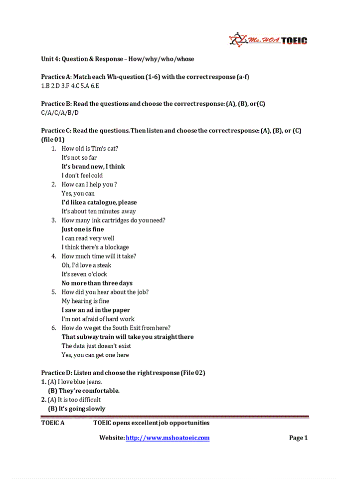 image for page Question & Response