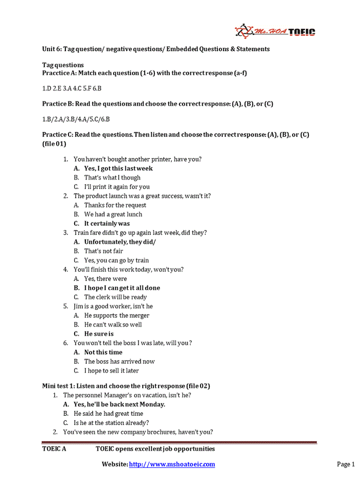 image for page Tag question