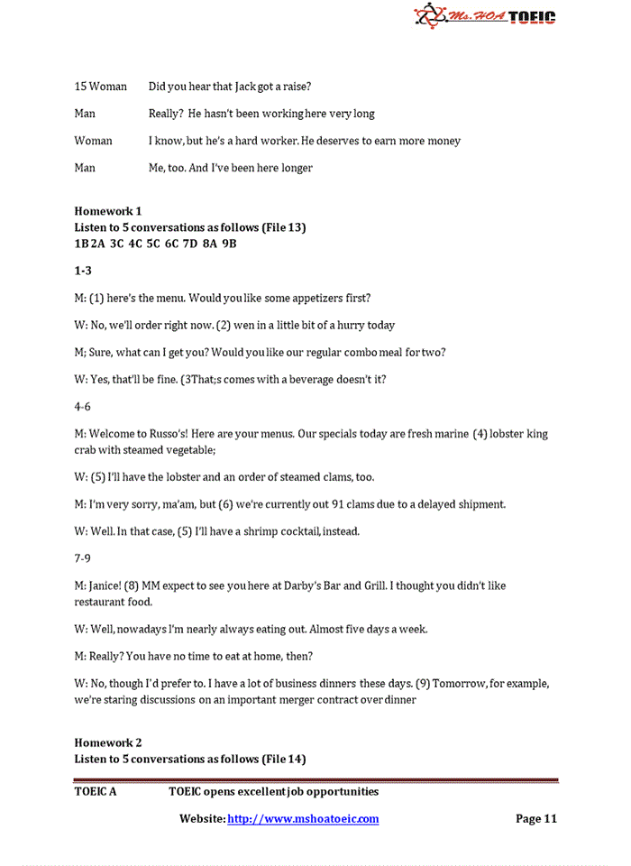 image for page Short conversation – Activity Question