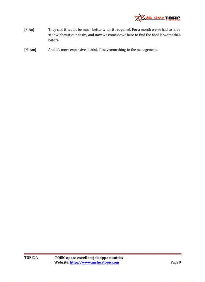 image for page Short Conversation-Offer & Request Question