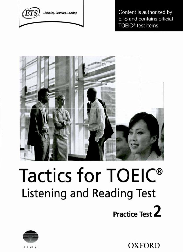 image for page Tactics for toeic test 2