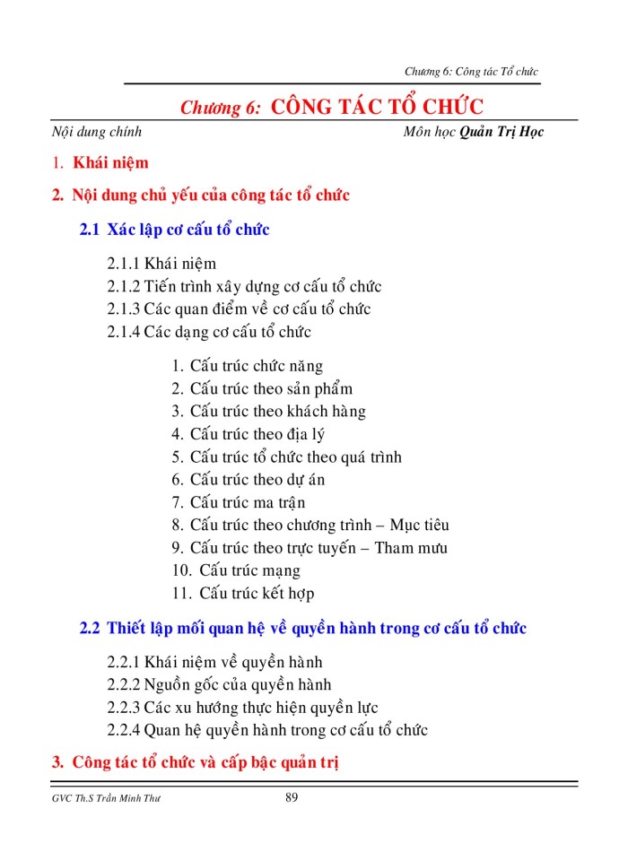 image for page Công tác tổ chức