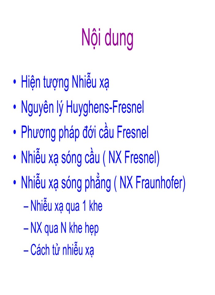 Nhiễu xạ