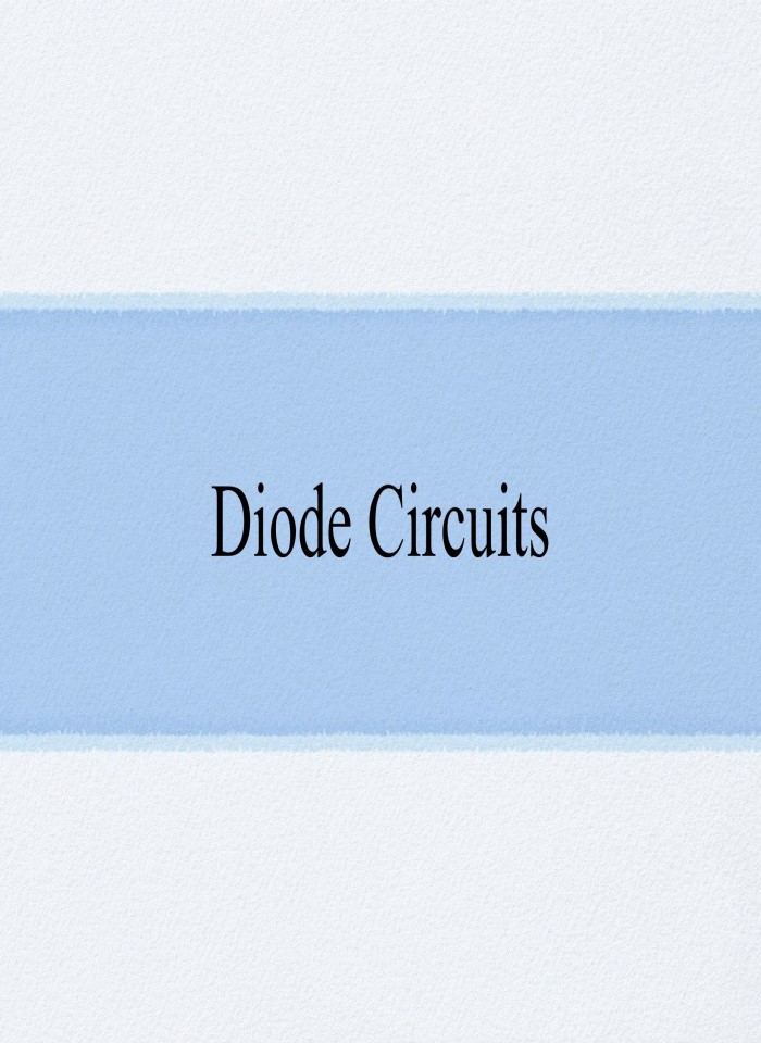image for page Diode Circuits