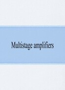 Operational Amplifiers pass 2