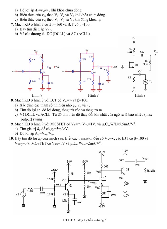 image for page Điện Tử Analog và Ứng dụng