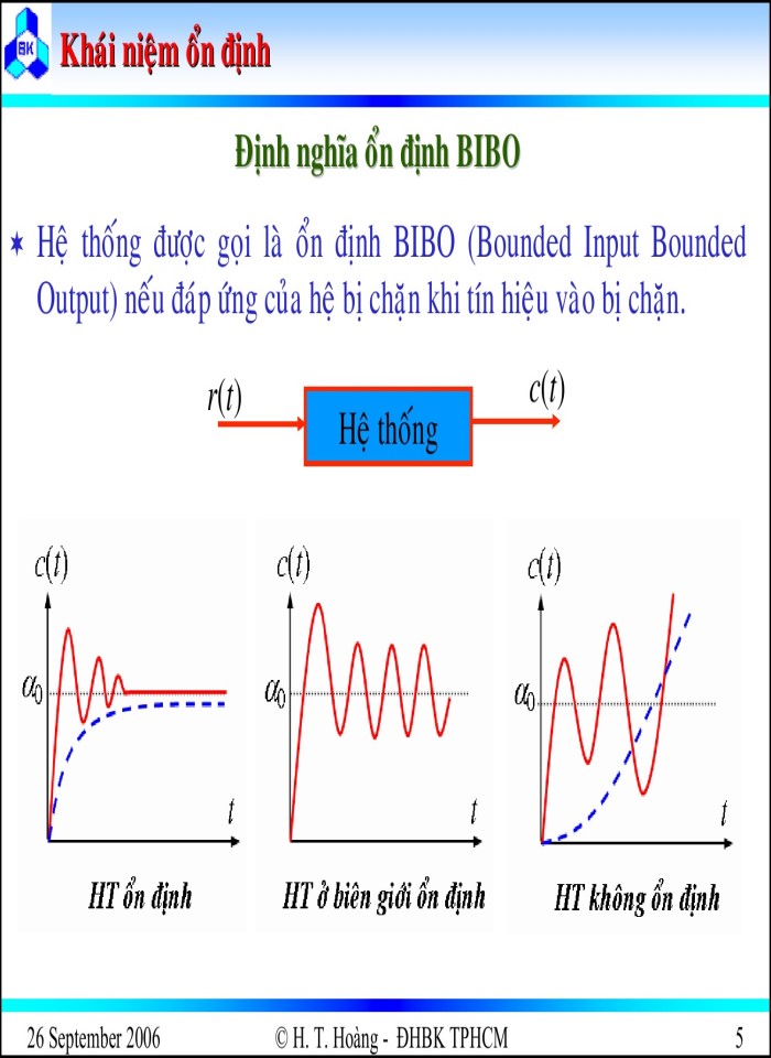 image for page Tính ổn định của hệ thống