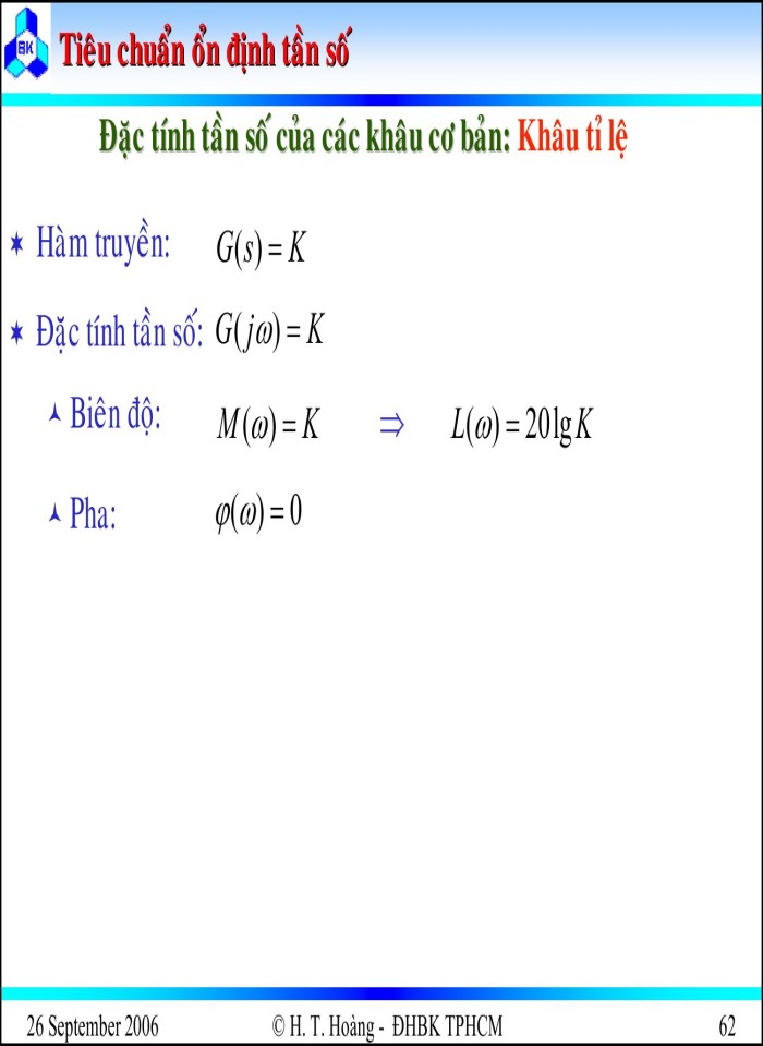 image for page Tính ổn định của hệ thống