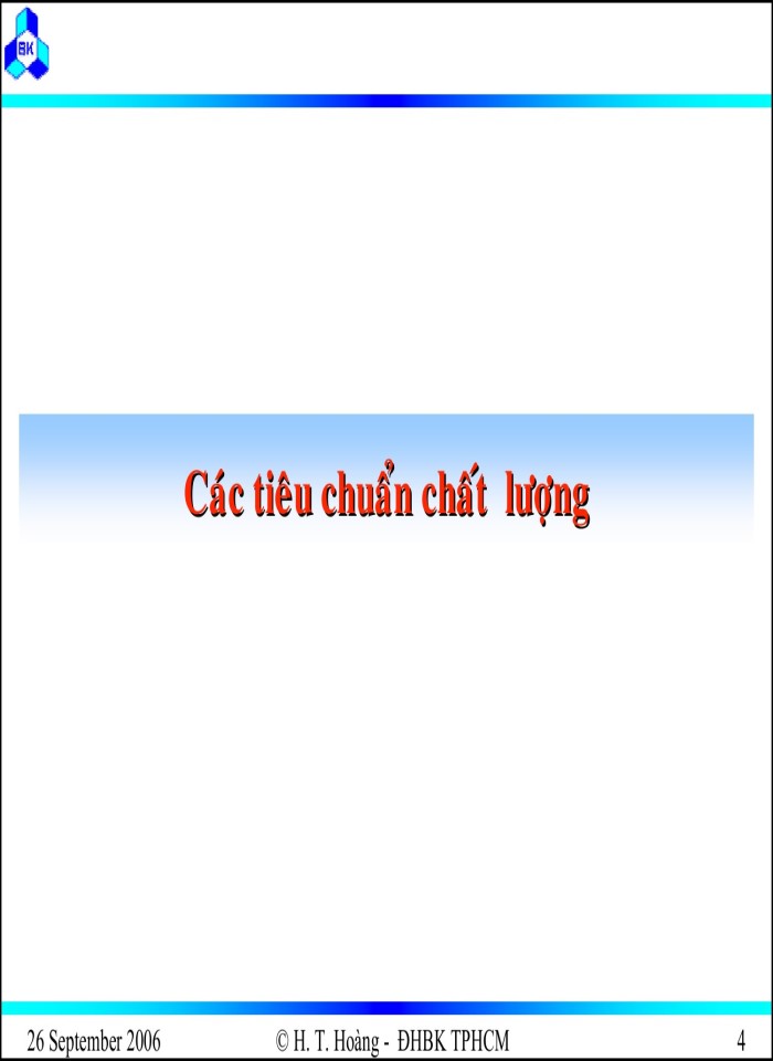 image for page Đánh giá chất lượng hệ thống