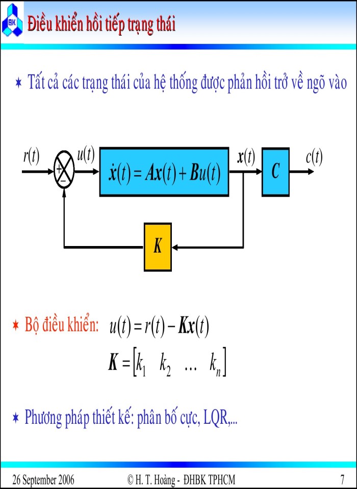 image for page Thiết kế hệ thống điều khiển liên tục