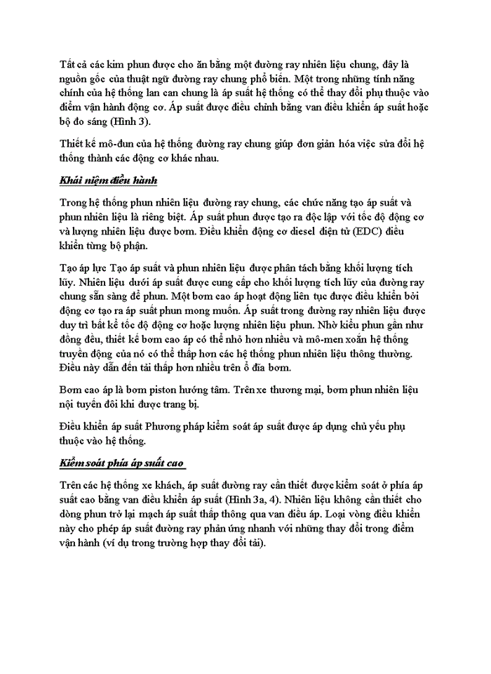 image for page Hệ thống nhiên liệu Common Rail