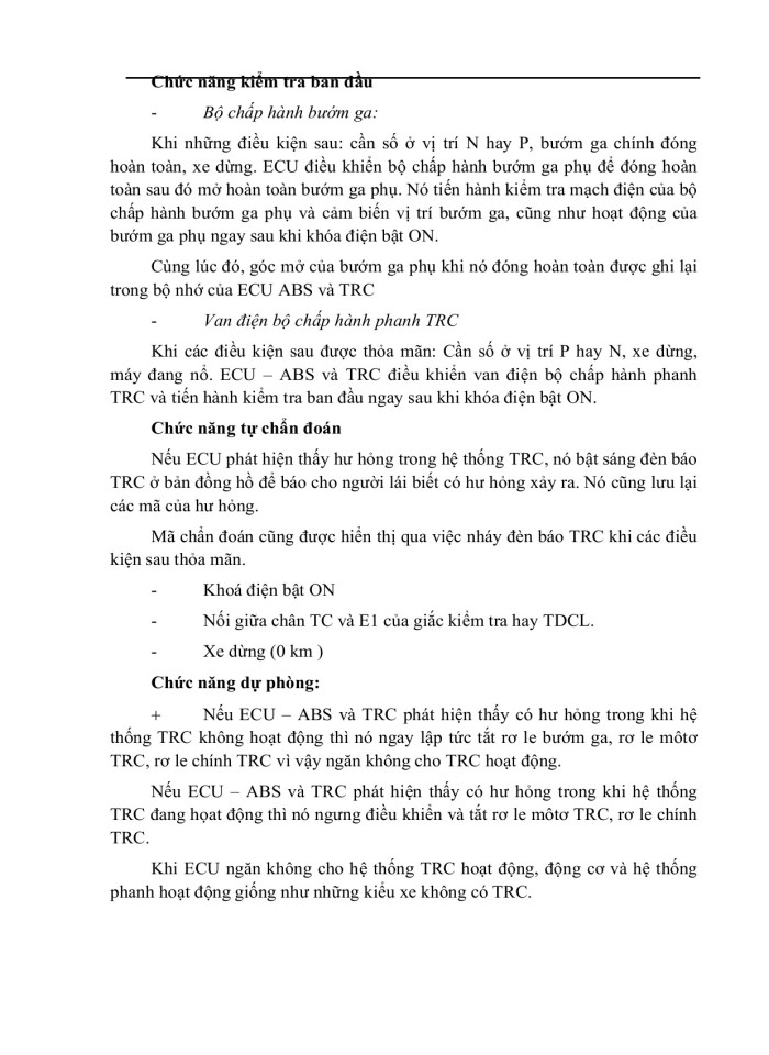 image for page Các hệ thống cơ điện tử trên ô tô