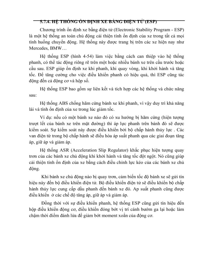 image for page Các hệ thống cơ điện tử trên ô tô
