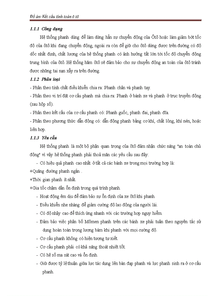 image for page Kết cấu tính toán ô tô