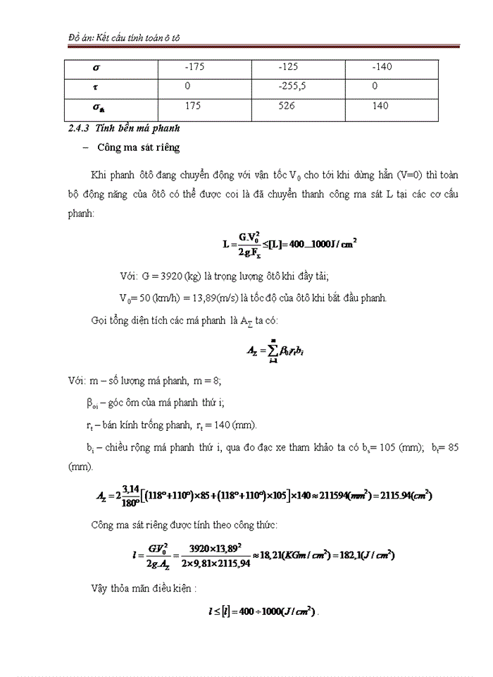 image for page Kết cấu tính toán ô tô