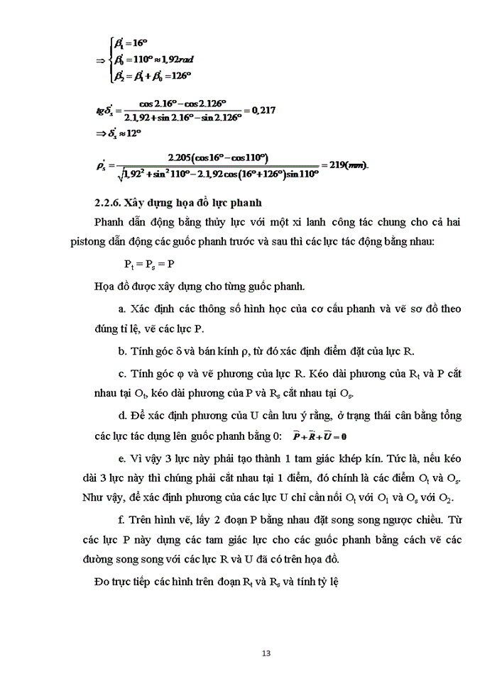 image for page Tính toán và thiết kế cơ cấu phanh trên xe Hyundai County